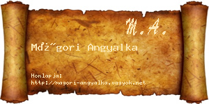 Mágori Angyalka névjegykártya